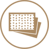 Standard Coasters - Naturally Puply Paper 2 Icon