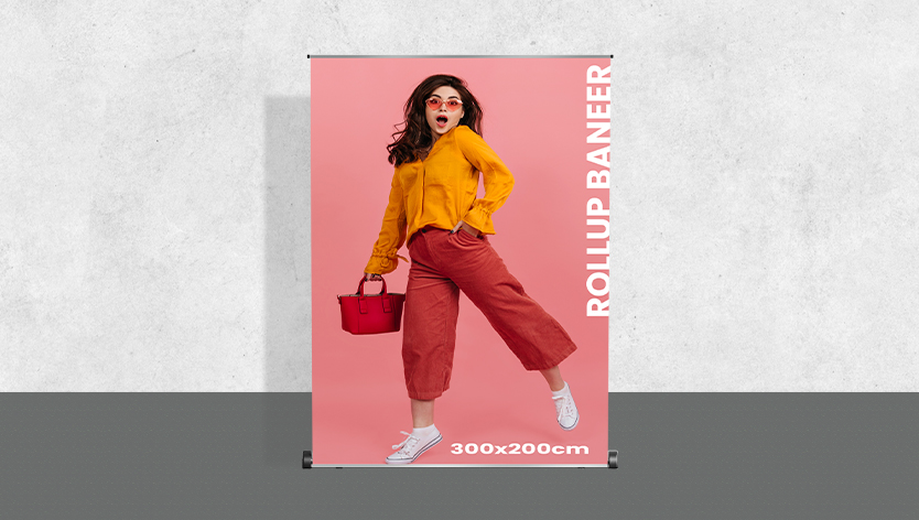 300x200 cm Roll Up Banners 1 Image