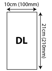 Large Volume Flyers - DL (100x210mm) 100x210mm 02 Image
