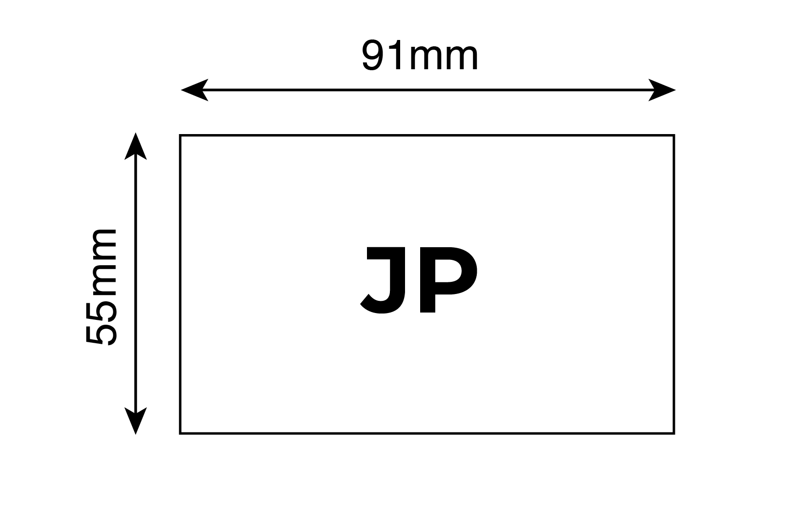 Gold Foil Black Cards - Japan (91x55) Standard 91x55mm 01 Image