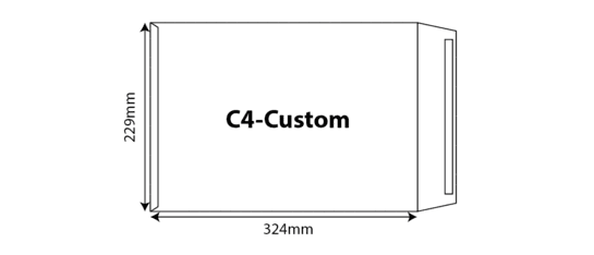 C4 Custom Envelopes - C4 Custom Envelope (229x324mm) 476x384mm 01 Image