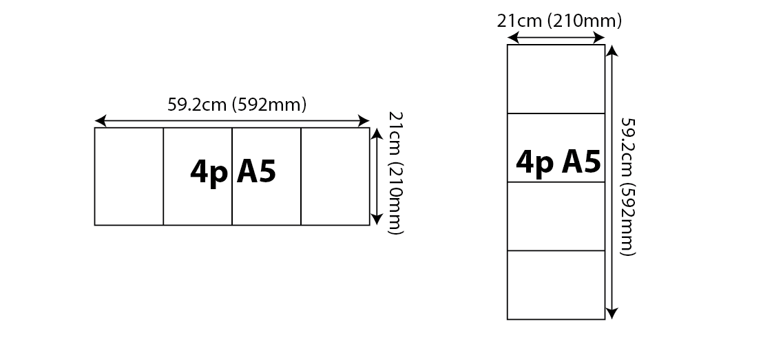Express Company Profiles - 4p A5 (Open size 592x210mm) 210x592mm 01 Image