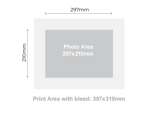Photo Canvas - Canvas A4 (210x297mm) 250x337mm 01 Image
