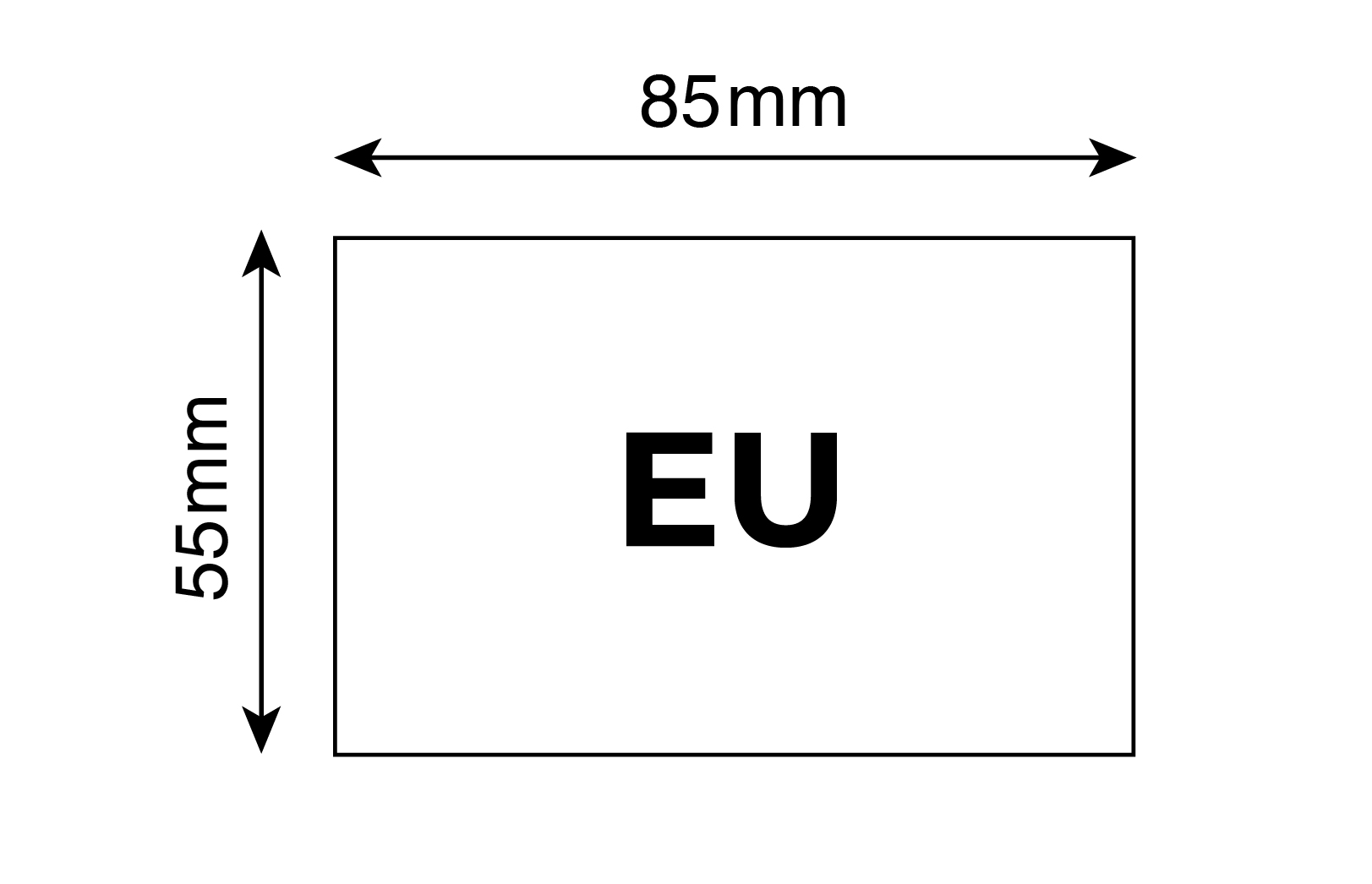 Gold Foil Black Cards - EU (85x55) Standard 85x55mm 01 Image
