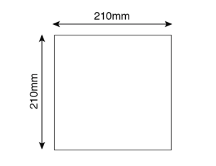Square Greeting Cards - Square L (210x210mm) 210x210mm 01 Image