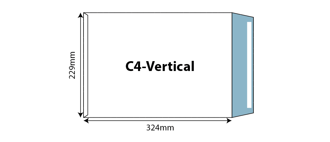C4 Ready-made Envelopes - C4-Vertical (Ready-made) 229x324mm 01 Image