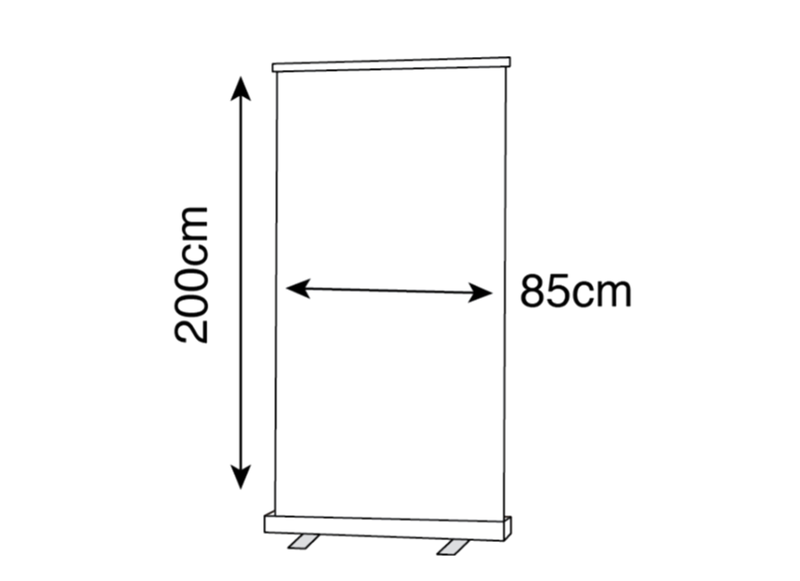 Premium Roll-Up Banners - 85x200cm 850x2000mm 01 Image