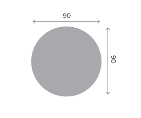 Round Stickers - 90x90mm Round 90x90mm 01 Image