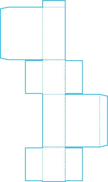 Bakery Food Boxes - <span class="code text-danger font-weight-bold">PBF-004</span>&nbsp;•&nbsp;Donuts Box 460x774mm 01 Image