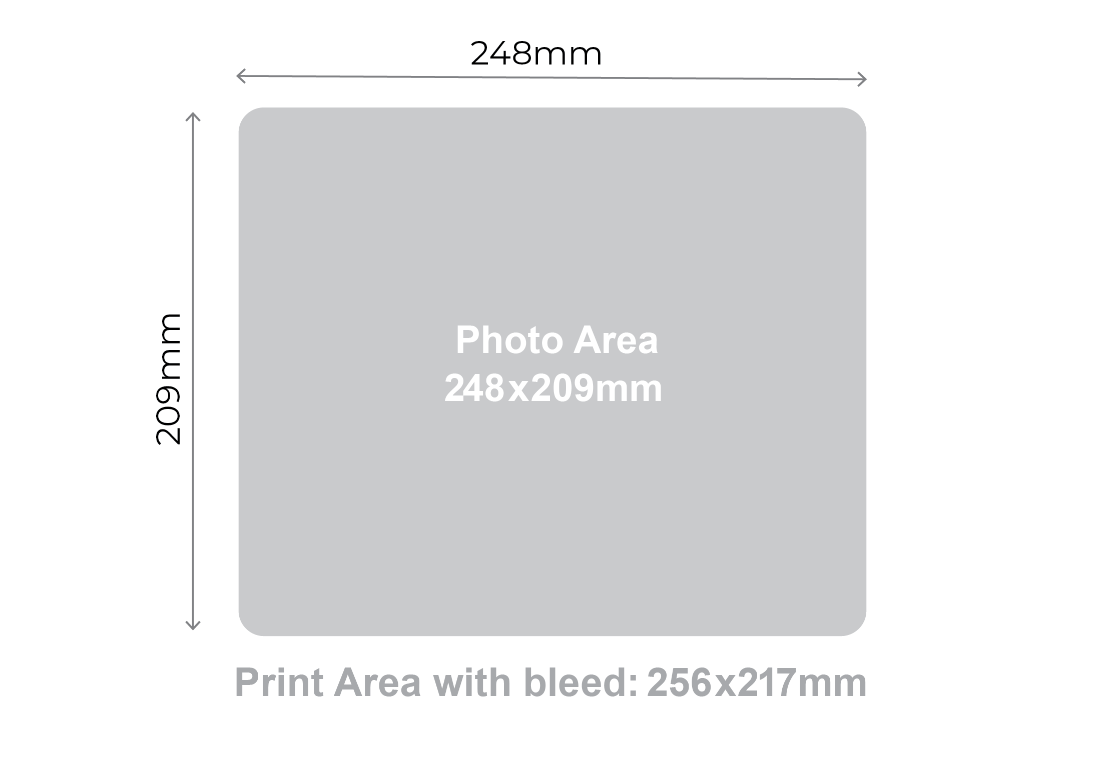 Photo Mouse Pads - L Size 248x209mm 01 Image