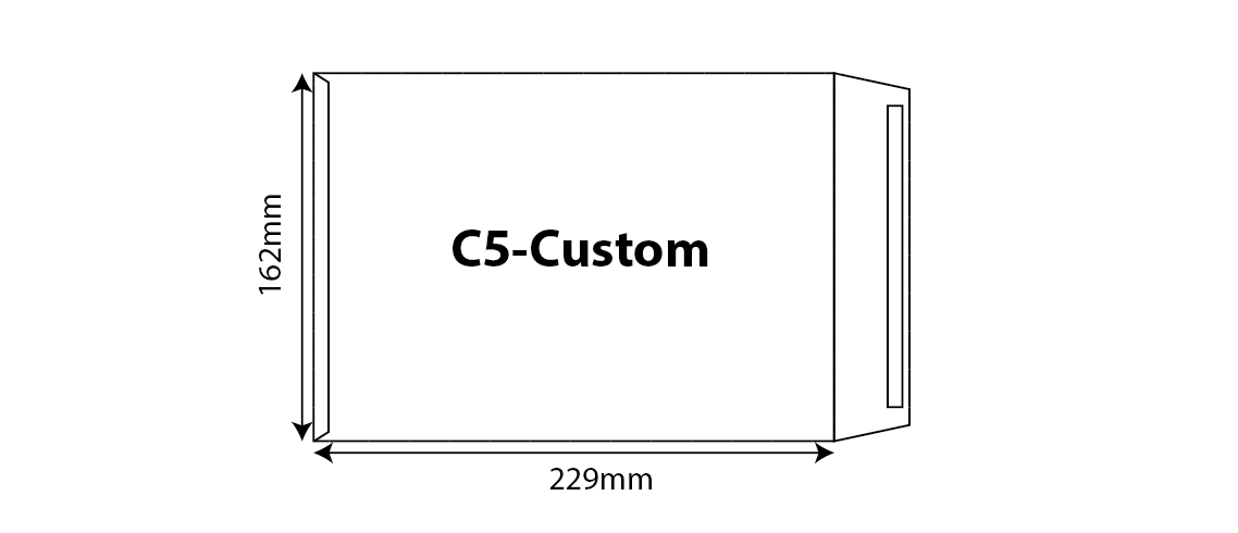 C5 Custom Envelopes - C5 Custom Envelope (160x230mm) 343x275mm 01 Image