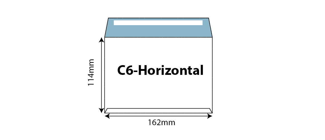 C6 Ready-made Envelopes - C6-Horizontal (Ready-made) 114x162mm 01 Image