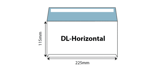 DL Ready-made Envelopes - DL-Horizontal (Ready-made) 115x225mm 01 Image