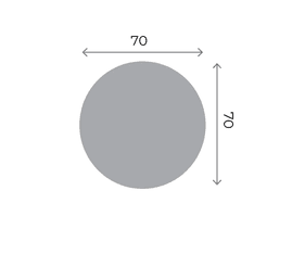 Round Stickers - 70x70mm Round 70x70mm 01 Image