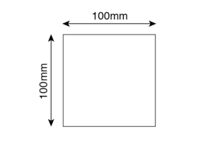 Square Greeting Cards - Square (100x100mm) 100x100mm 01 Image