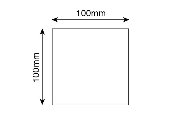 Square Flyers - Square (100x100mm) 100x100mm 01 Image