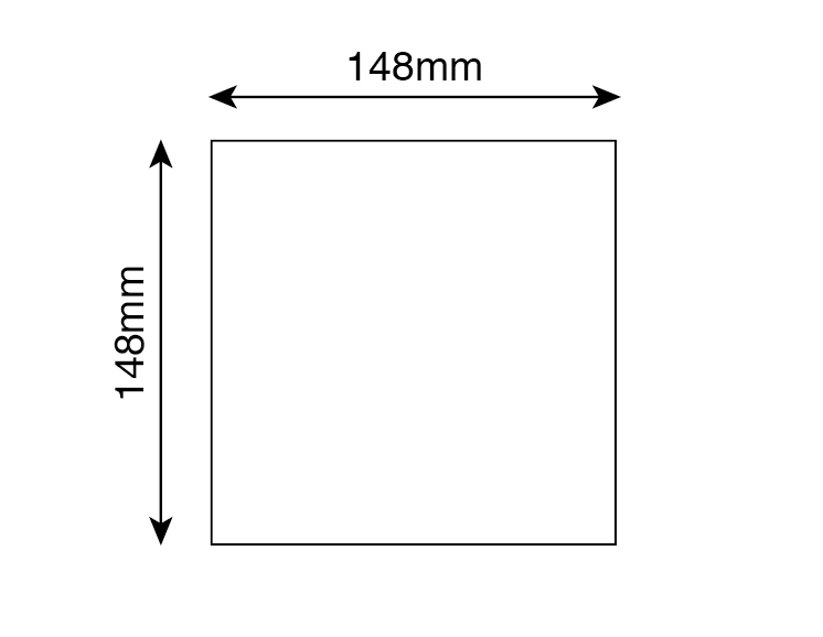 Square Flyers - Square M (148x148mm) 148x148mm 01 Image