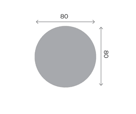 Round Stickers - 80x80mm Round 80x80mm 01 Image