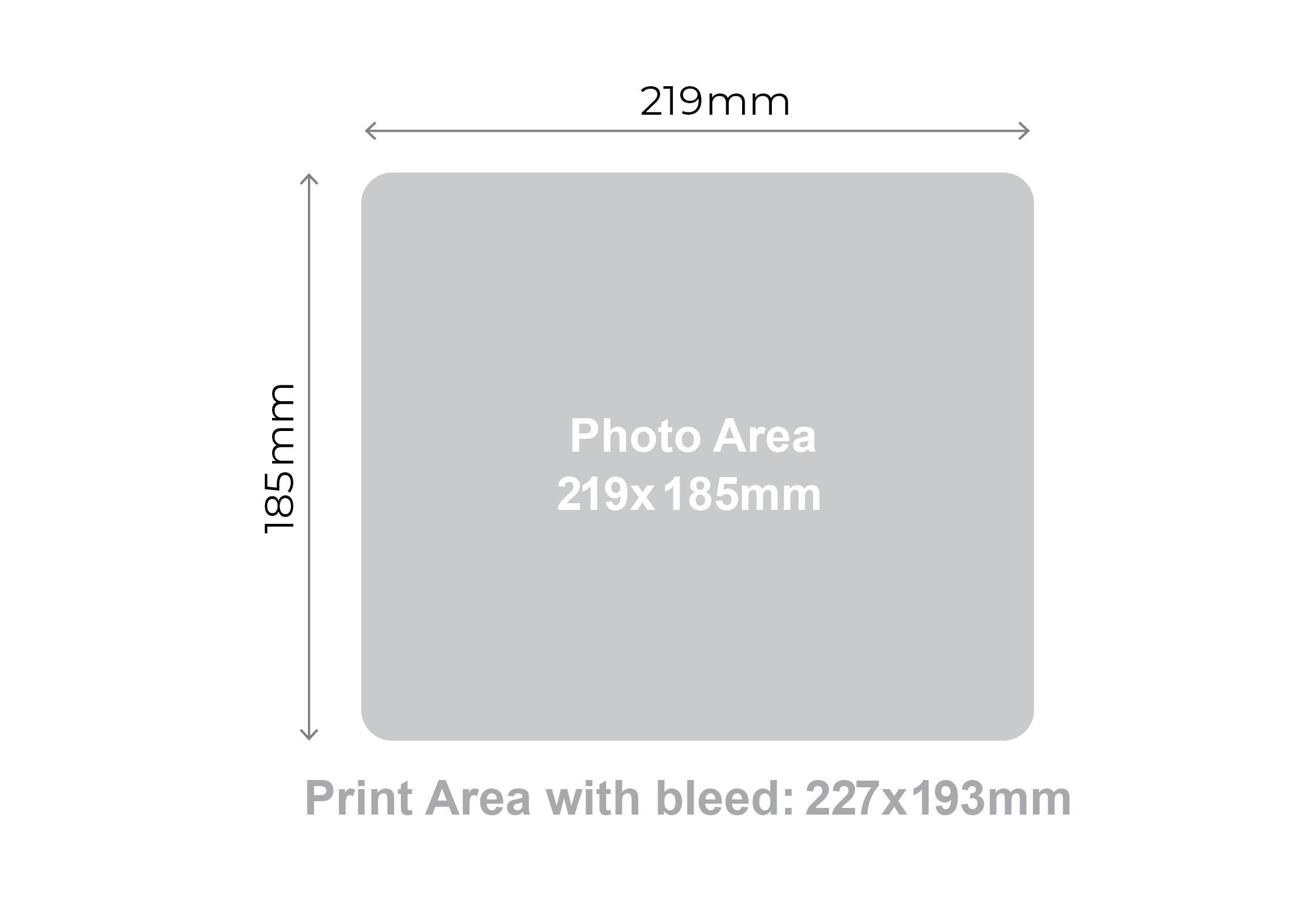 Photo Mouse Pads - M Size 219x185mm 01 Image