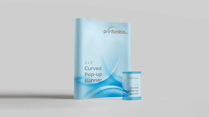 Pop Up Banner with Hardcase (Curved) - 2.2 Image