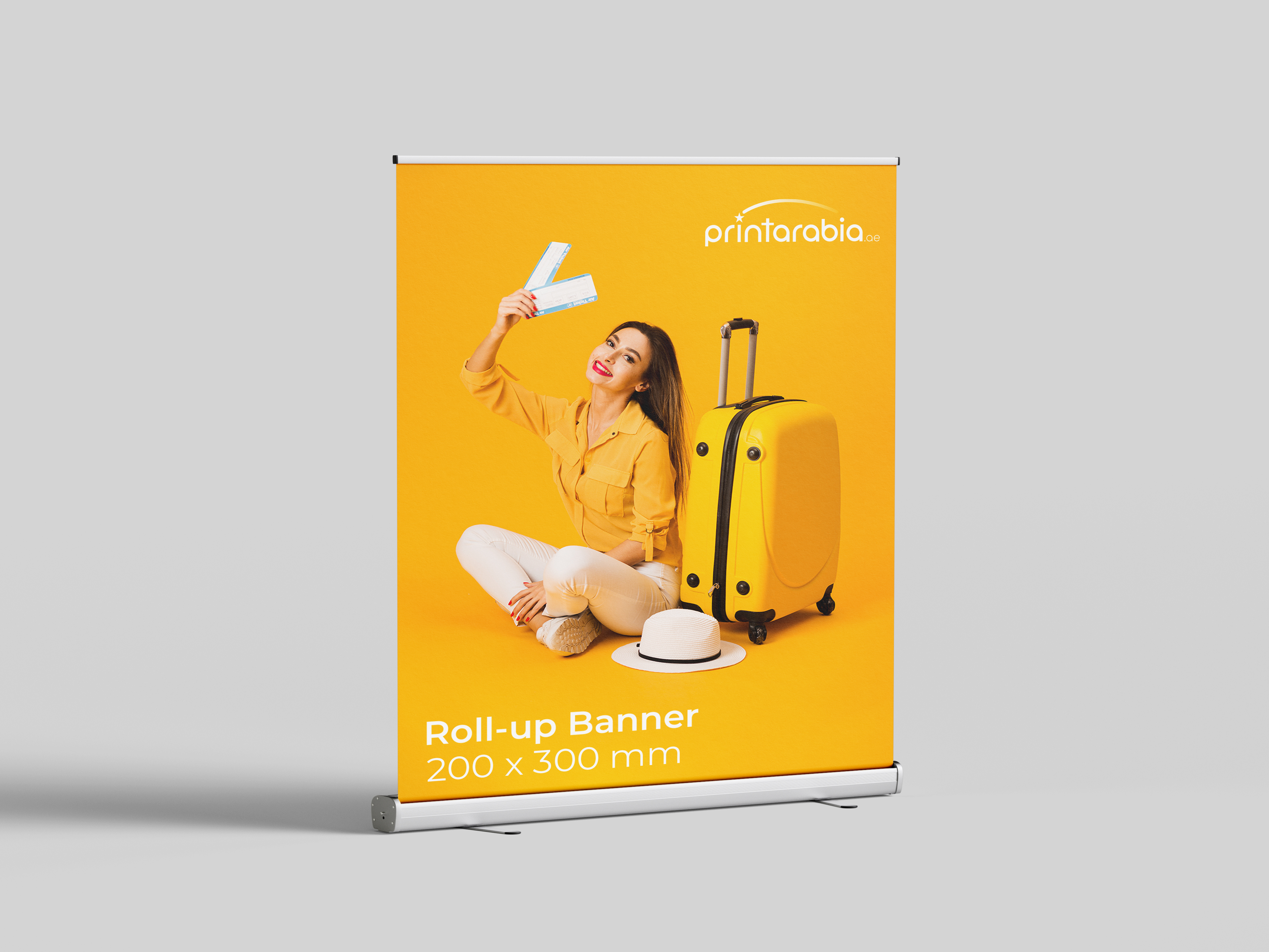 Roll Up Banner (300x200cm) Broad Base - 3.2 Image