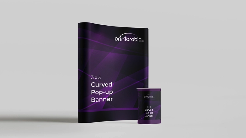 Pop Up Banner with Hardcase (Curved) - 1.2 Image